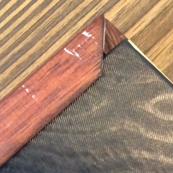 FINAL SALE PRICE Nice Vintage Double Wooden Picture Frame - Picture 4 of 4